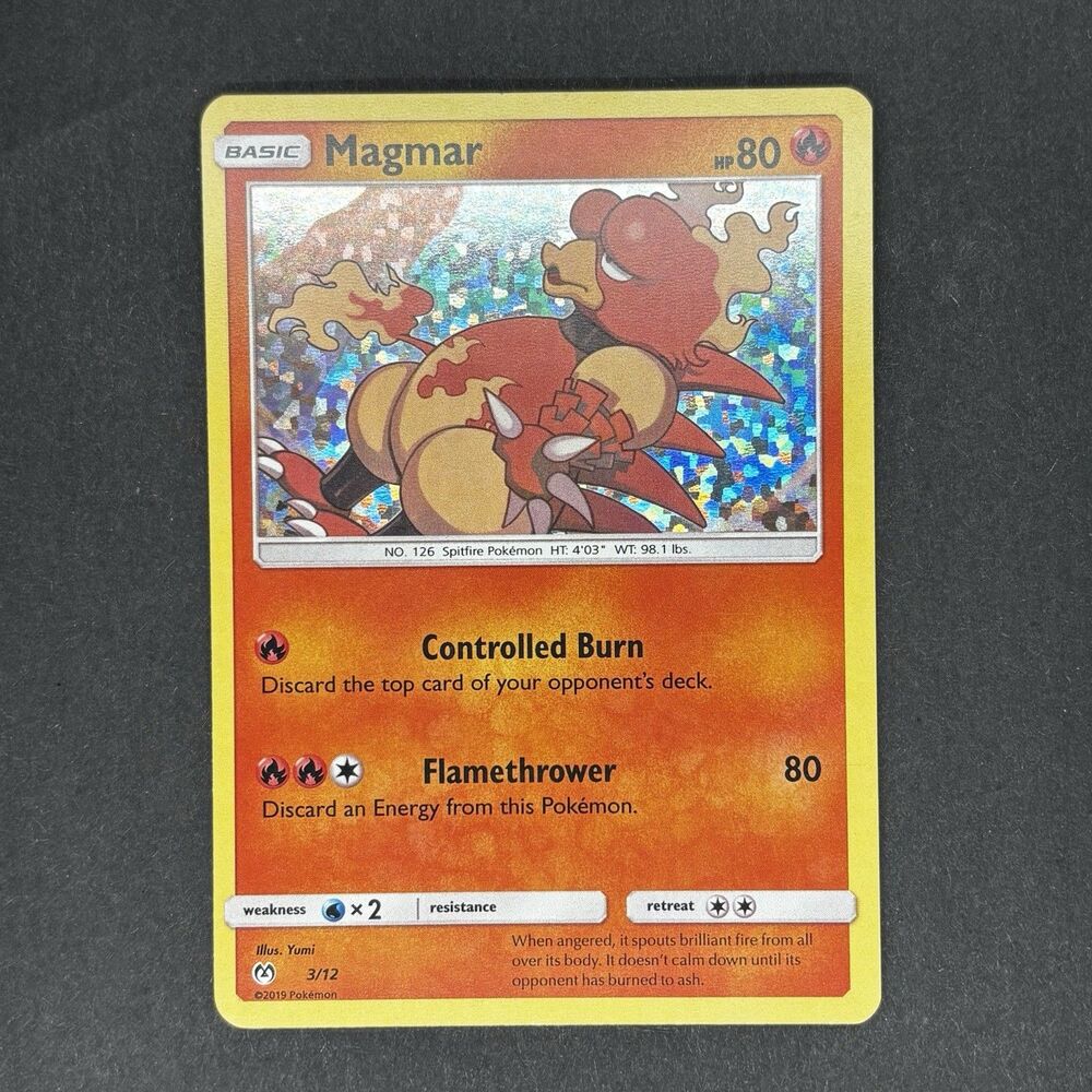 Pokémon TCG 2019 McDonalds Magmar Holo! #3/12 NM